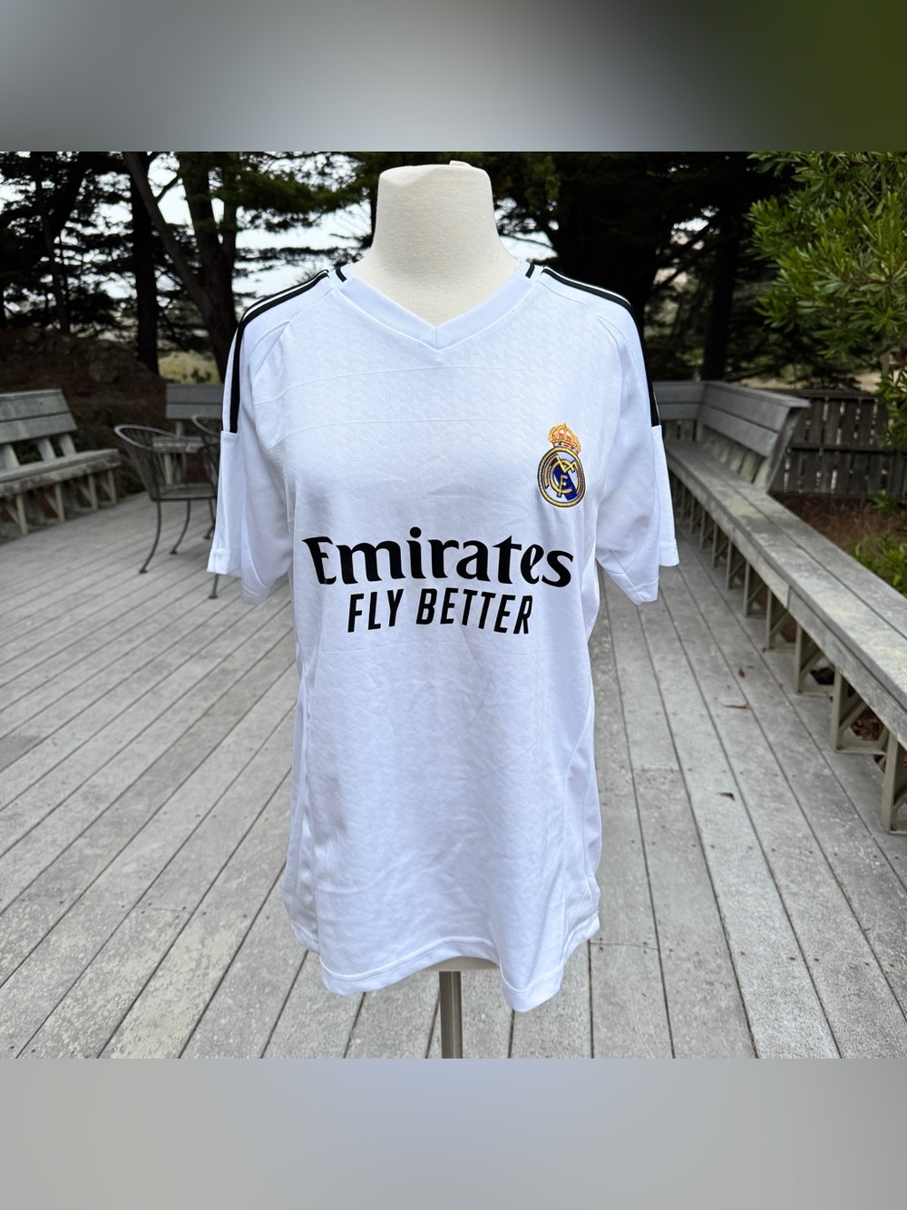 Emirates White & Black Jersey